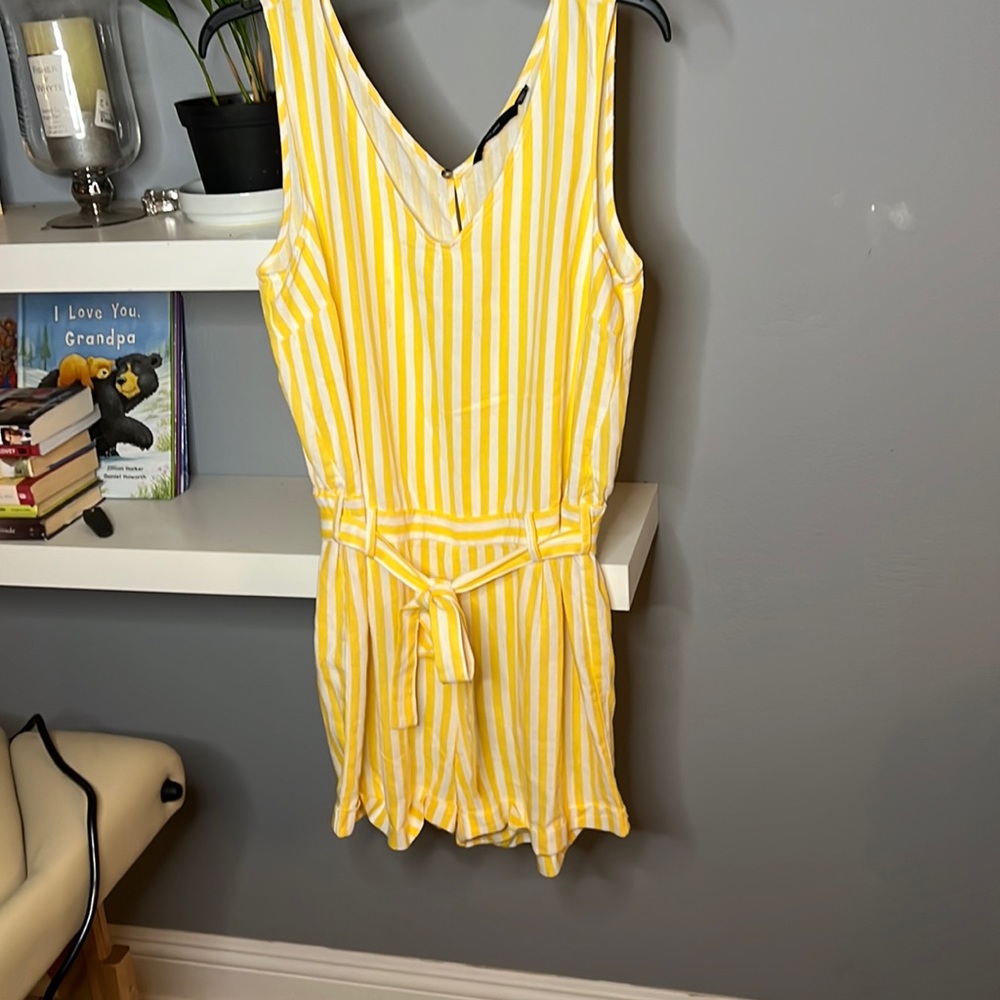 Linen striped shortfalls